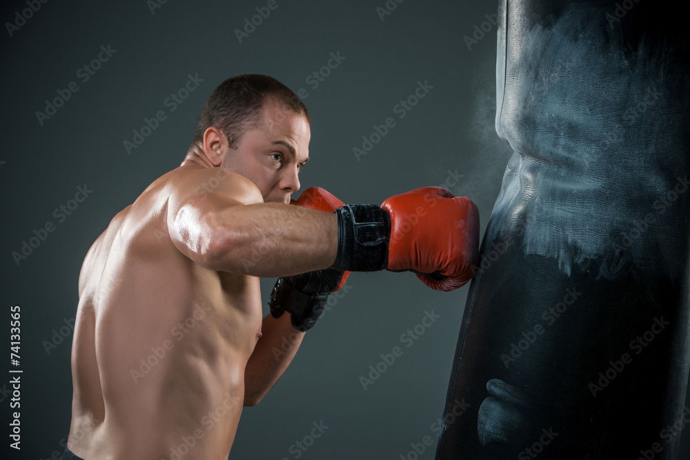 Young Boxer fighter