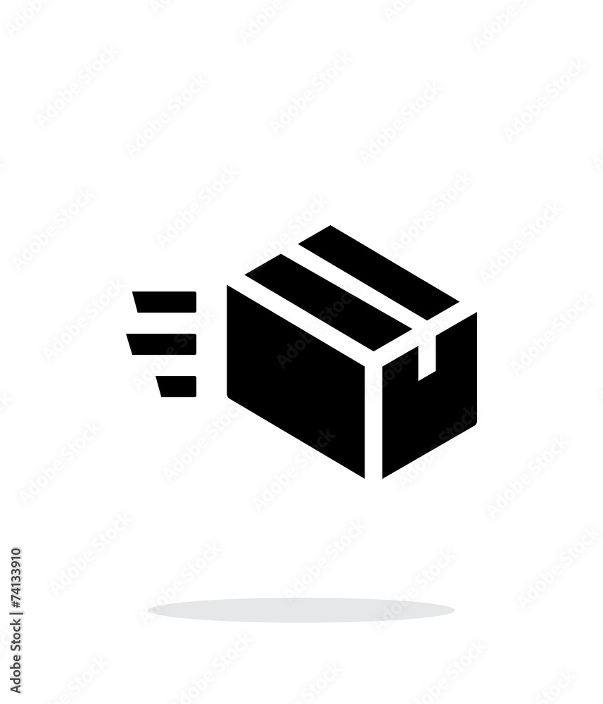 Fast delivery simple icon on white background. Fast delivery simple icon on white background.