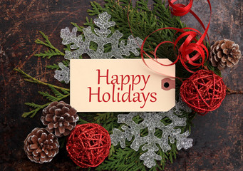 Christmas concept. Happy Holidays.