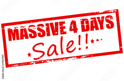 Massive four days sale