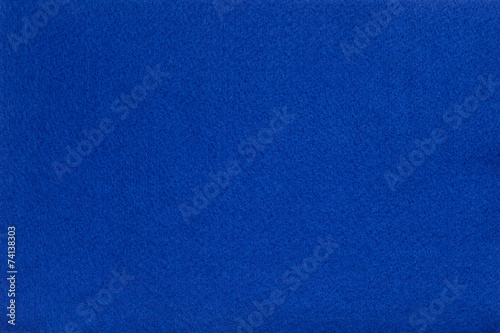 Blue felt tissue cloth, closeup texture background