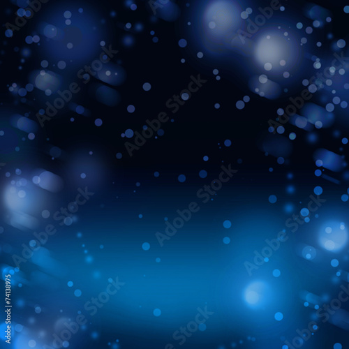 Fototapeta Naklejka Na Ścianę i Meble -  Night snow abstract winter background for Christmas or New Year
