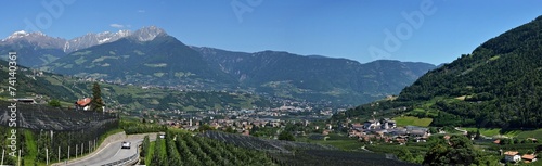 Italian Alps-panoramic views of the Merano