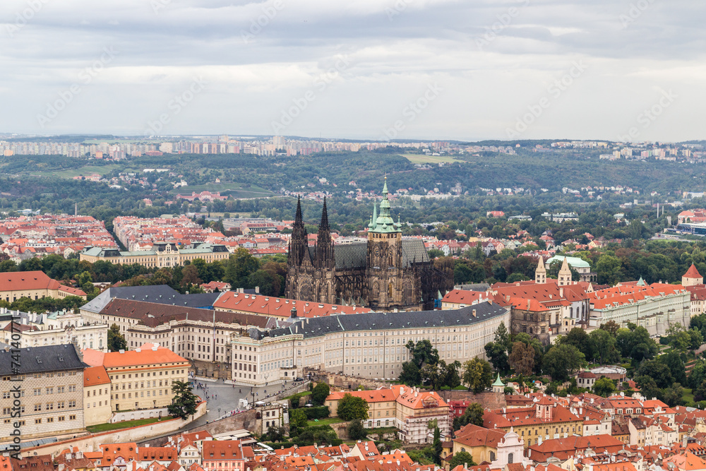 Fototapeta premium Red Roofs of Prague