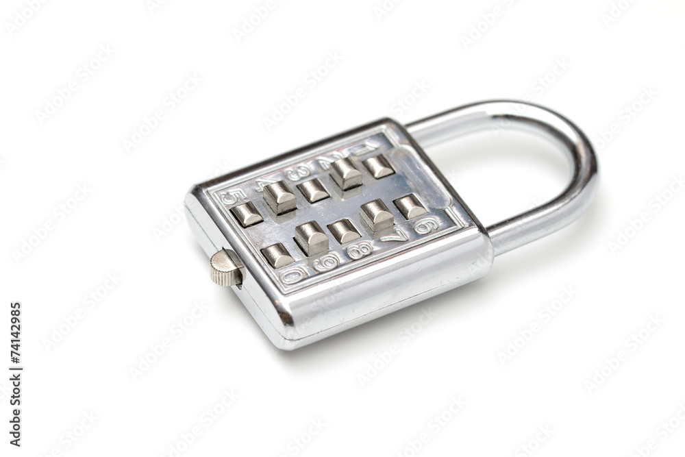 lock on the white background lock on the white background