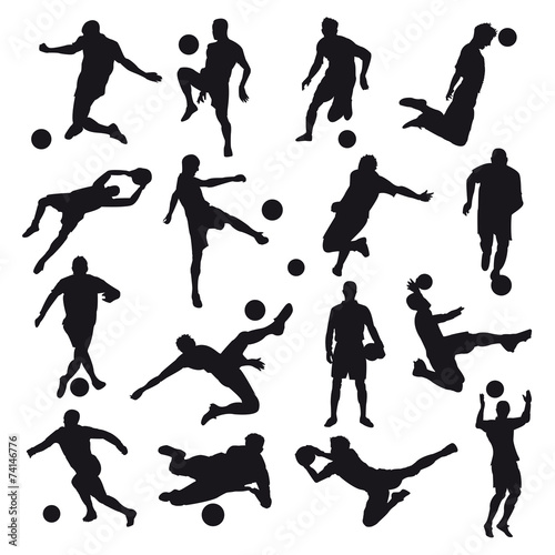 Soccer Silhouettes photo