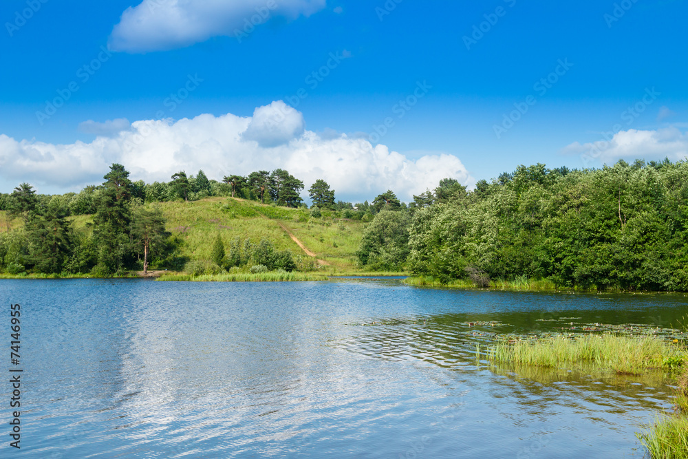 Landscape with lake