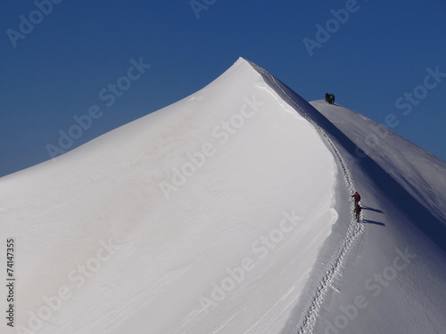 Arête des Dômes de Miage, Massif du Mont Blanc