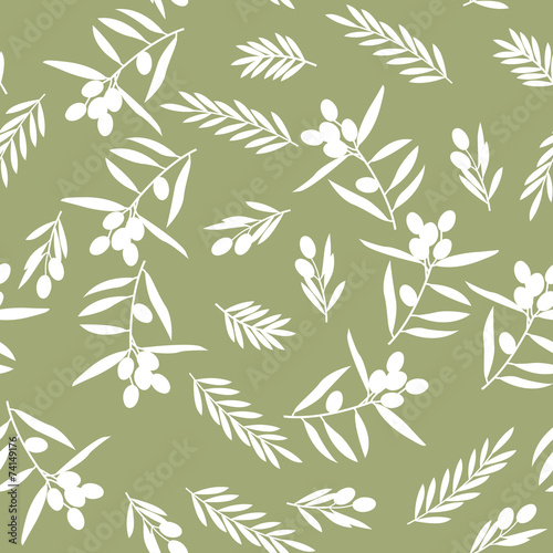 Seamless pattern, olive