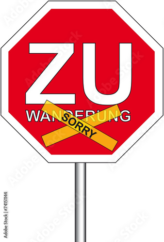 Zuwanderung sorry