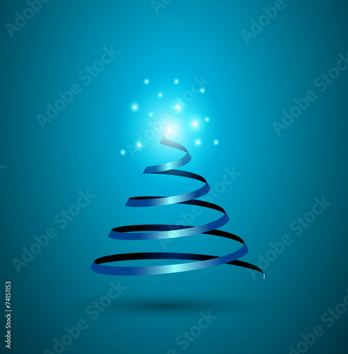 albero di natale, cartolina di natale, albero, natale
