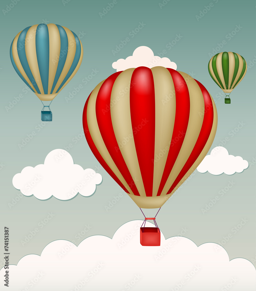 Obraz premium Hot air balloon