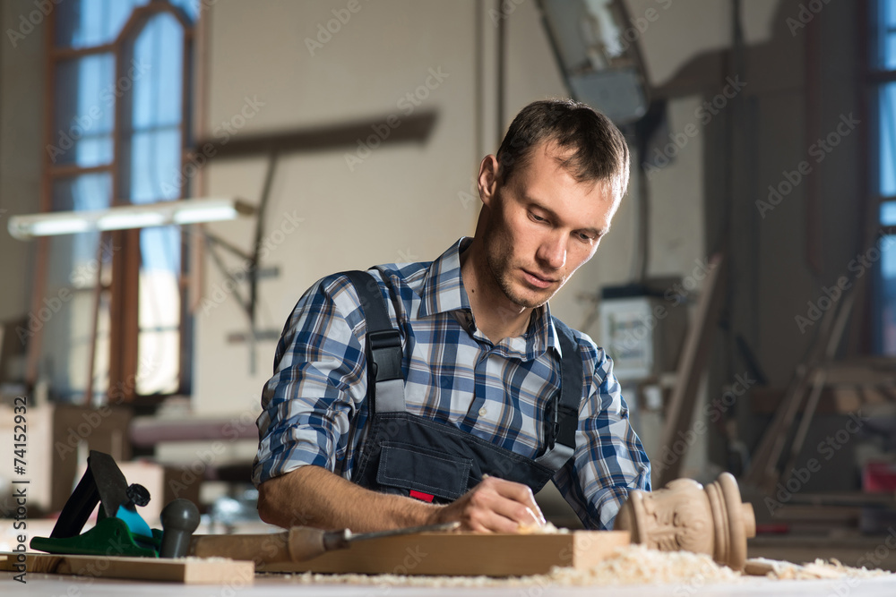 Carpenter at work Carpenter at work