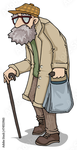 old man character