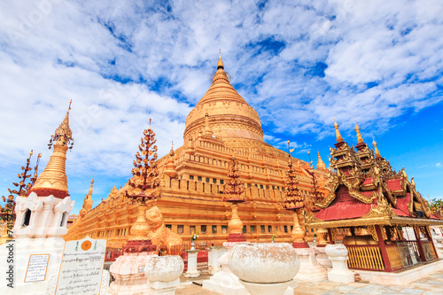 Shwe Zi Gon pagoda in Nyaung-U  Bagan of Myanmar