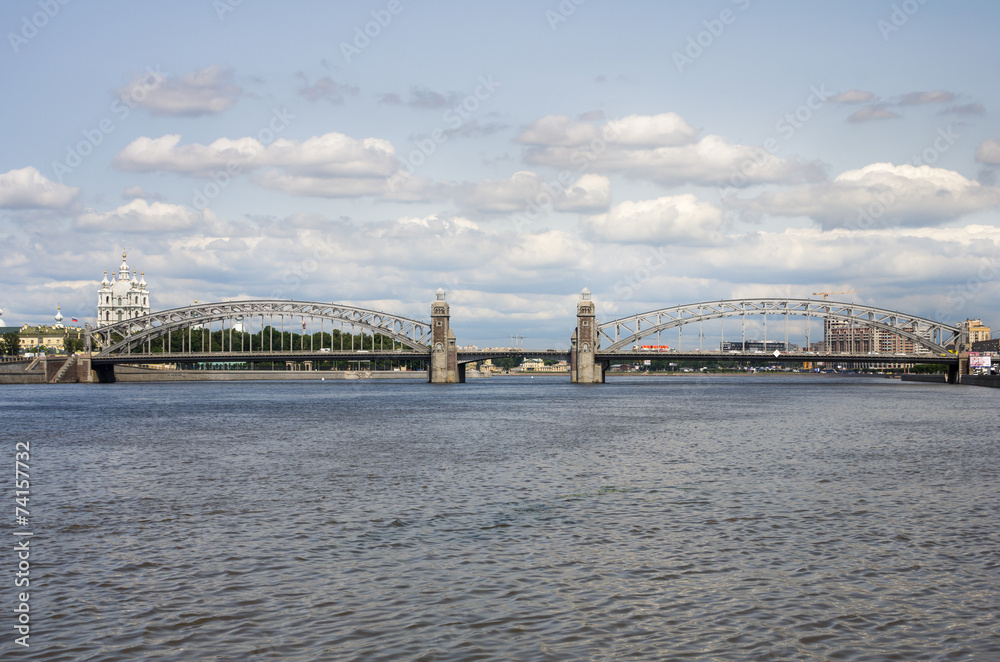 Fototapeta premium Peter the Great Bridge