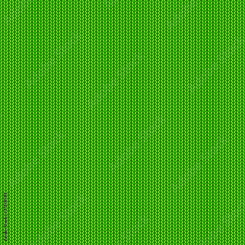 Green knitted pattern