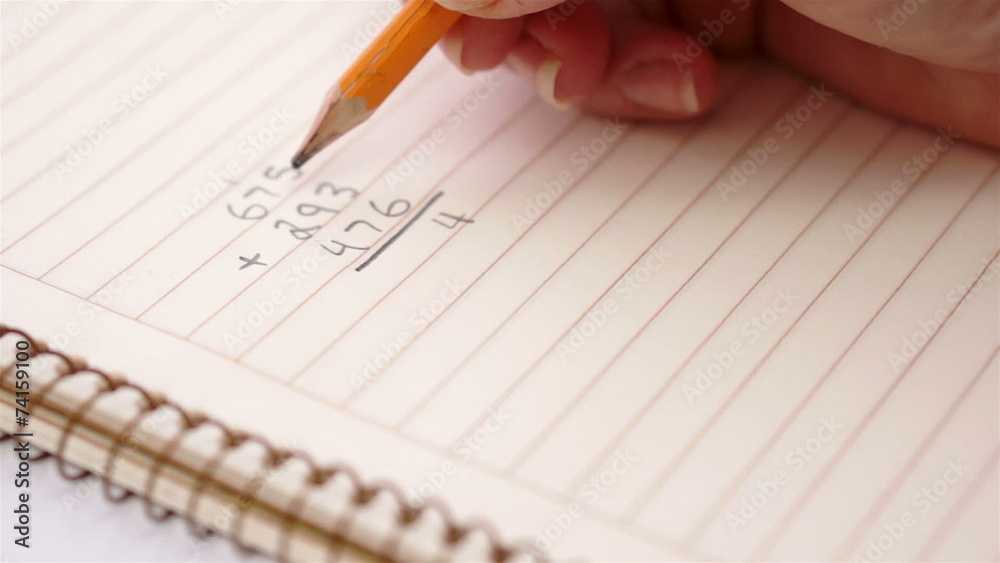 Education Math Long Addition Education Math Long Addition