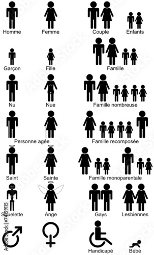 Bonhommes symboliques