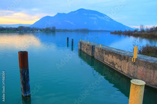 Canal de Savières, Savoie photo