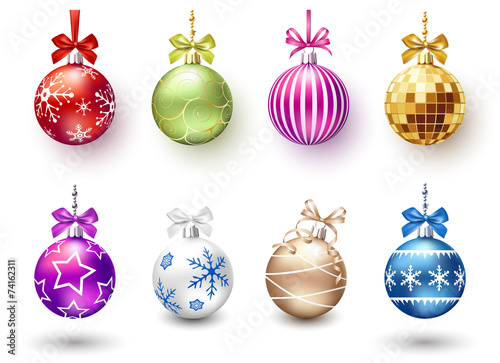 Christmas balls set