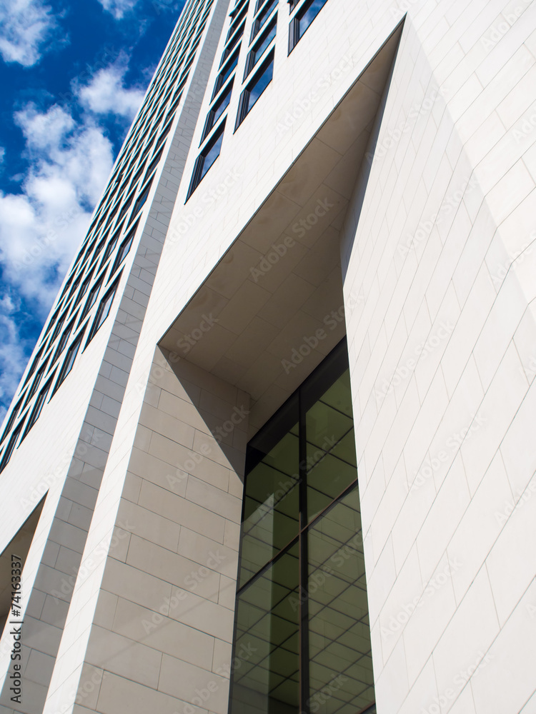 Obraz premium Entrance of a business building in Frankfurt, Germany