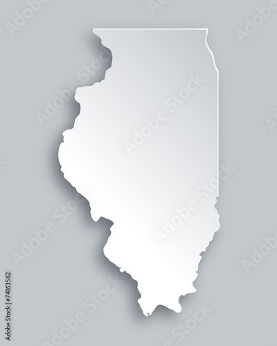Karte von Illinois