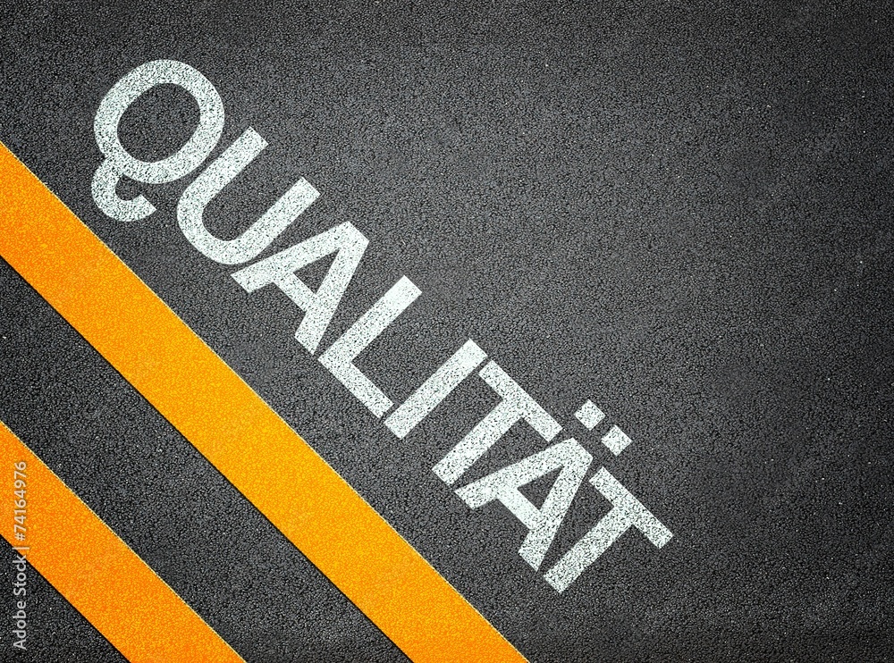 German Qualität Quality Text Writing Road Asphalt