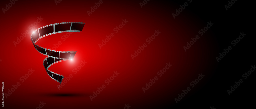 Fototapeta premium pellicola, cinema, film, fotogrammi, rullino