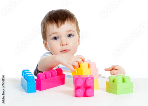 little cheerful child with ...