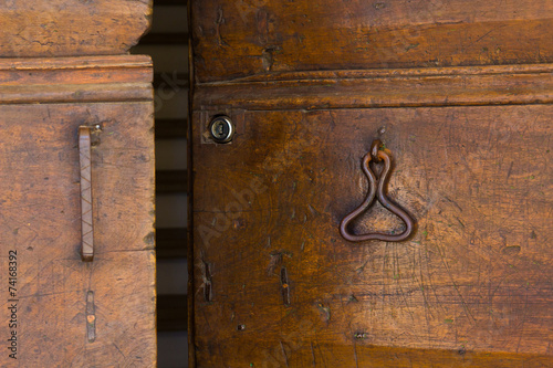 Door wooden open photo