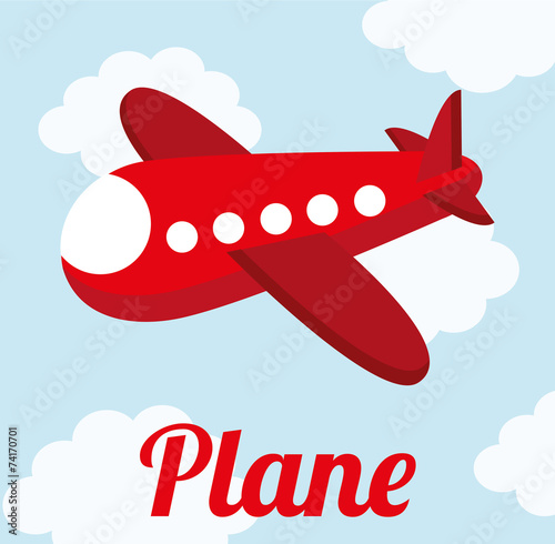 plane cute design