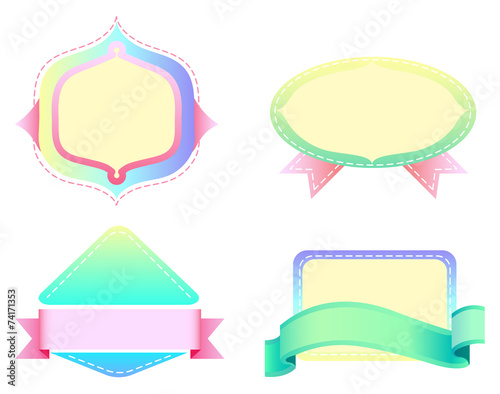 Empty label templates