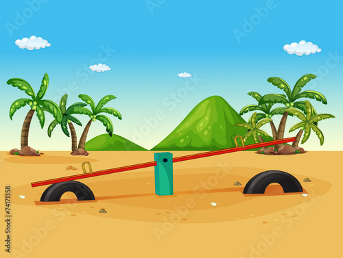 A seesaw