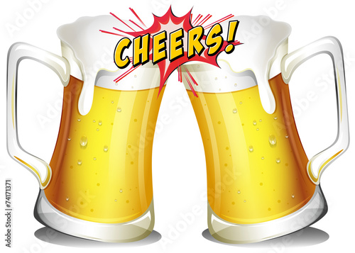 Mugs of beers