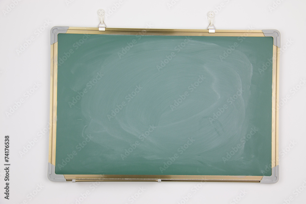 Blank green chalkboard Blank green chalkboard