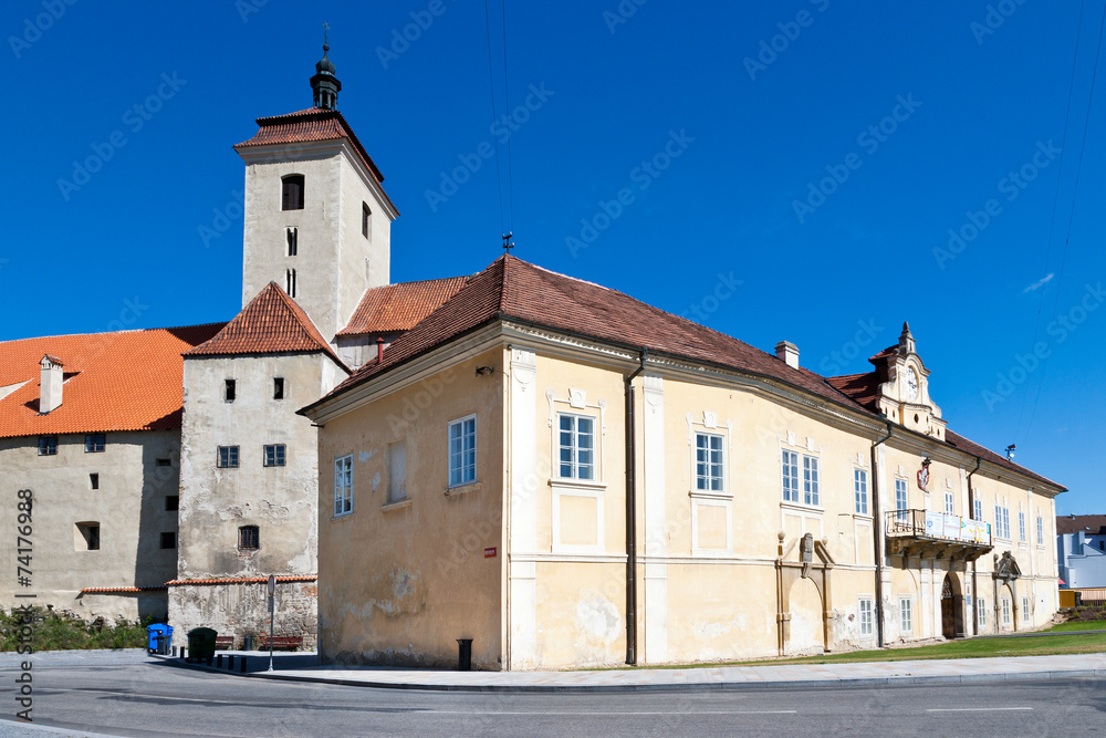 gothic medieval castle Strakonice, South Bohemia, Czech republic