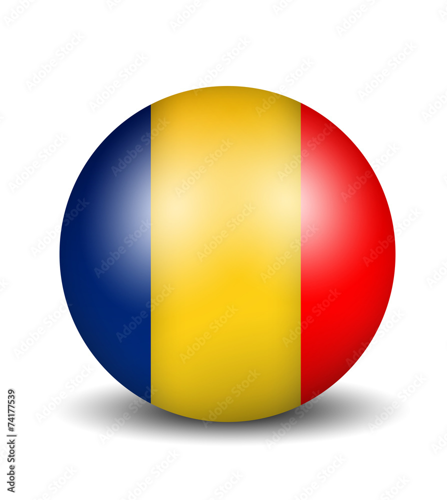 Fototapeta premium Romania Flag