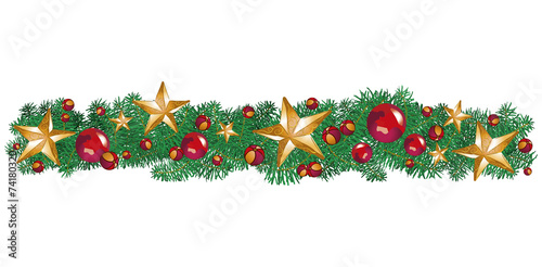 guirlande sapin + étoiles C 2