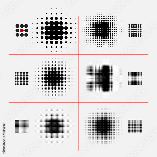 Vector Halftone Texture.