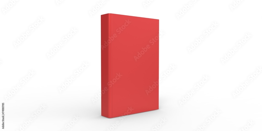 red Book cover isolated on plain background
