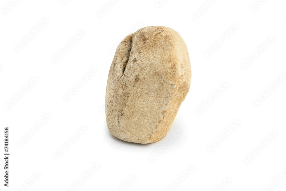 stone on white background stone on white background