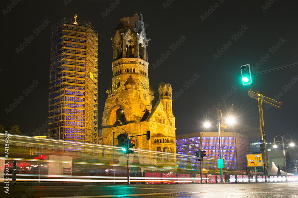 Naklejka premium Kaiser Wilhelm Memorial Church