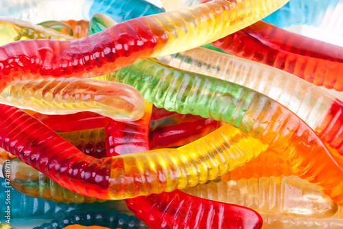 gummy worm candy photo