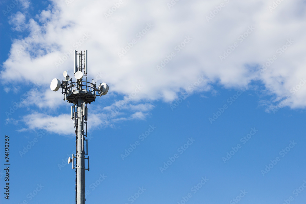 Mobile tower in the sky