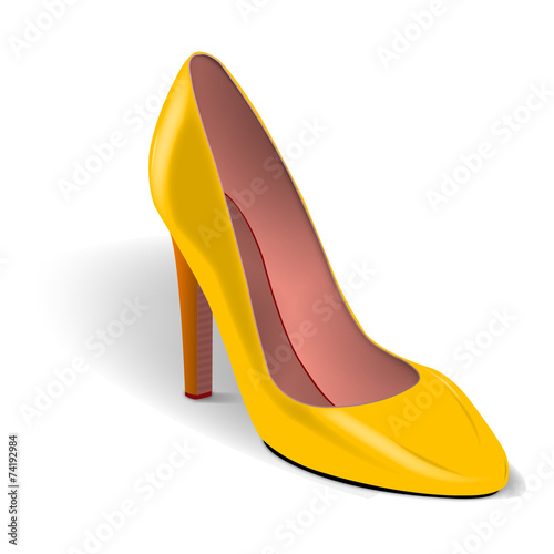 Escarpin jaune