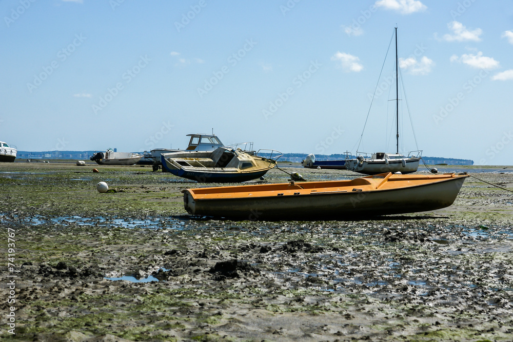 Bateaux à  marée basse