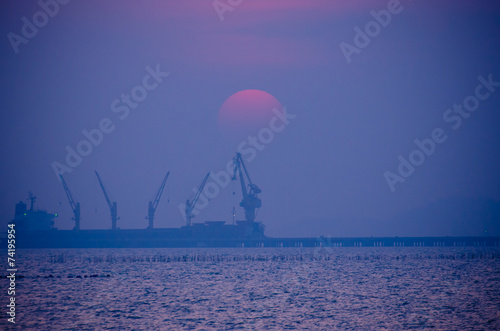 Seascape in Thailand.