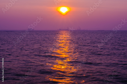 Seascape in Thailand.