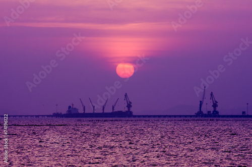 Seascape in Thailand.